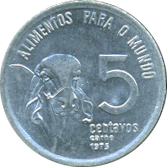 5 Centavos 1975-1978 Wertseite