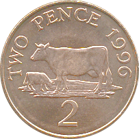 2 Pence 1992, 1996, 1997 Wertseite