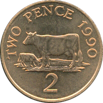 2 Pence 1985-1990 Wertseite