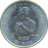 5 Centimes 1981 Wertseite