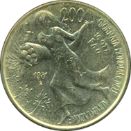 200 Lire 1981 Wertseite