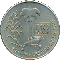 1 Peso 1985 Motivseite