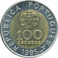 100 Escudos 1995 Wertseite