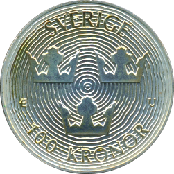 100 Kronor 1985 Wertseite