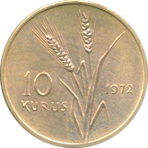 10 Kuruş 1971-1973 Wertseite