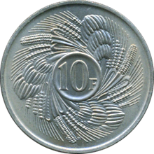 10 Francs 1968, 1971 Wertseite