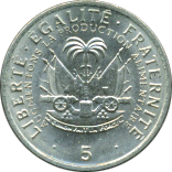 5 Centimes 1975 Wertseite