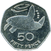 50 Pence 2003,2006 Wertseite