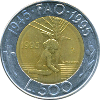 500 Lire 1995