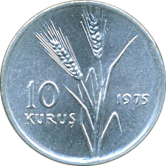 10 Kuruş 1975 Wertseite