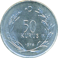 50 Kuruş 1978 Wertseite