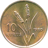 10 Kuruş 1980 Wertseite